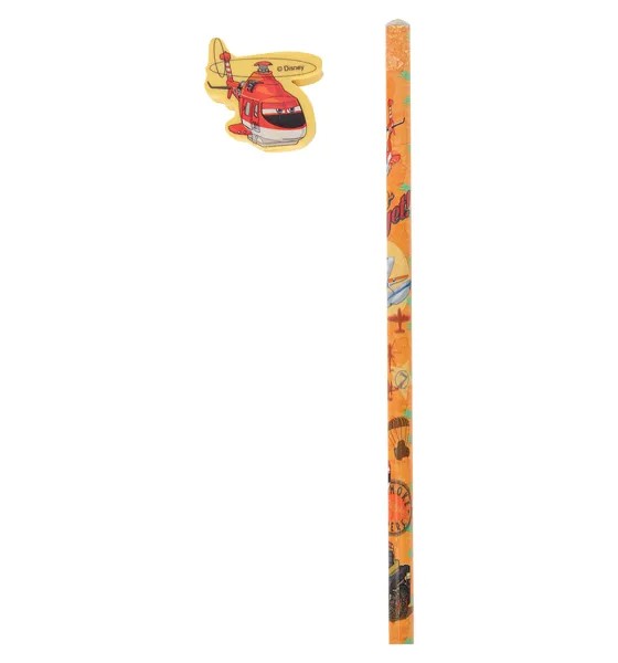 Карандаш черногрфитный Disney Dusty Smoke Jumpers c фигур. ластиком вертолет