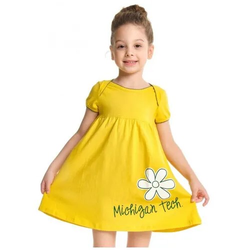 Платье Mini Maxi, модель 2915, цвет желтый, размер 116