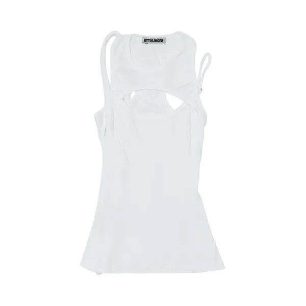 Топ Ottolinger Layered Cut Out Tank Top, белый