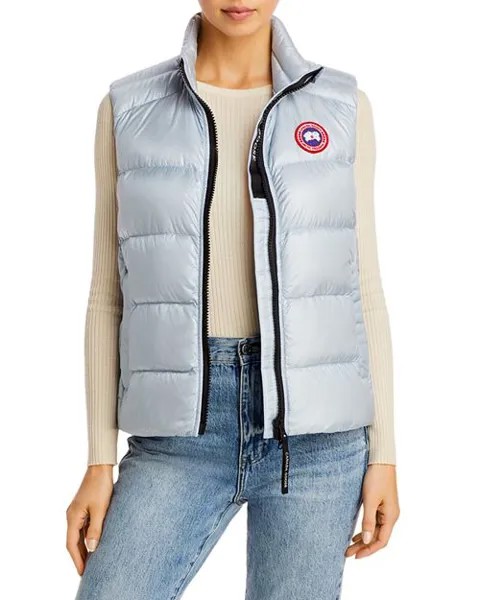 Кипарисовый пуховый жилет Canada Goose, цвет Blue