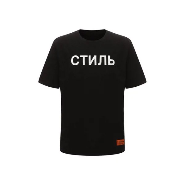 Хлопковая футболка Heron Preston