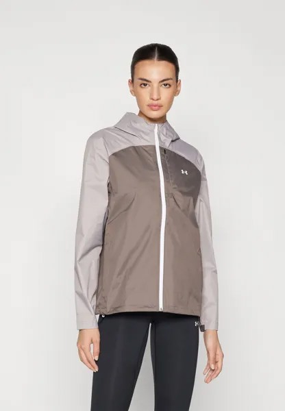 Дождевик/водоотталкивающая куртка CLOUDSTRIKE COLORBLOCK Under Armour, бежевый
