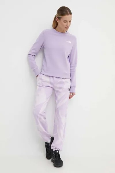 Спортивные штаны The North Face, фиолетовый