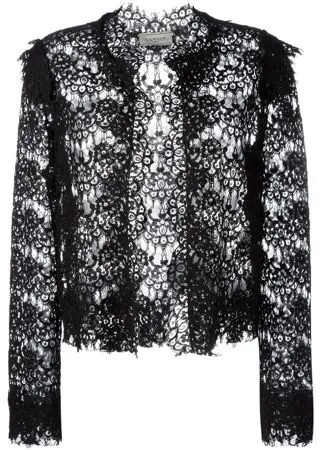 LANVIN кружевной укороченный пиджак