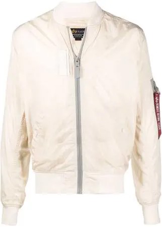 Alpha Industries бомбер MA-1 с отделкой в рубчик