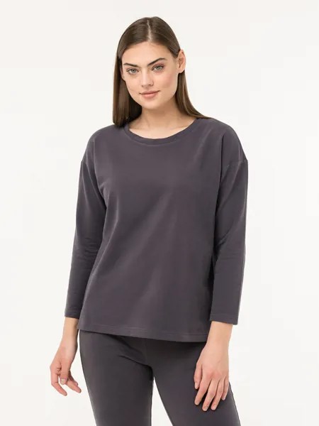 Свитшот женский LIOLI USV020201RAINBOW фиолетовый 48 RU