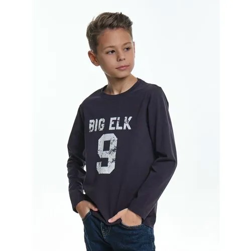 Лонгслив Mini Maxi, хлопок, размер 134, серый
