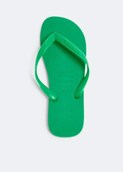 Шлепанцы Havaianas Top Rubber, зеленый