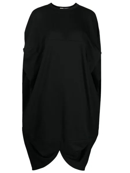 Comme Des Garçons платье оверсайз асимметричного кроя, черный