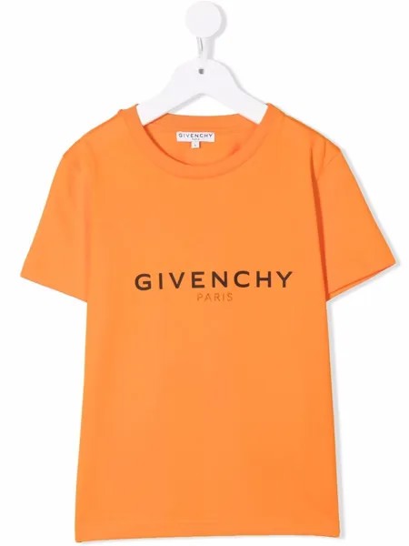 Givenchy Kids футболка с логотипом