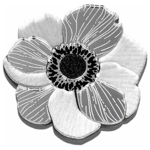 Брошь Анемона / Anemone, brooch, Pearle