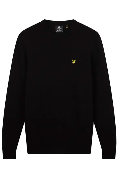 Пуловер Lyle & Scott Strick, черный