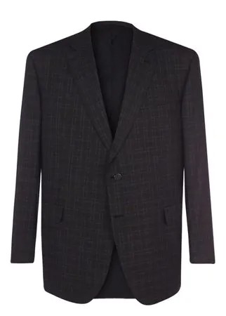 Однобортный пиджак из смеси шерсти и шелка  Brioni
