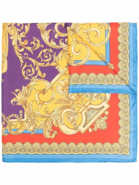 Versace baroque pattern-print scarf