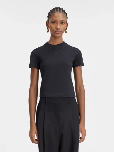 Футболка с логотипом Grgrain Le Gr Grain Jacquemus, черный