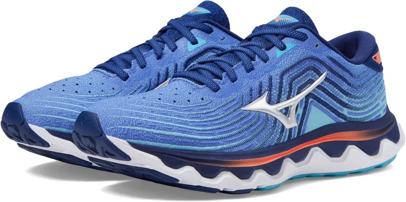 Кроссовки Wave Horizon 6 Mizuno, цвет Dazzling Blue/Silver