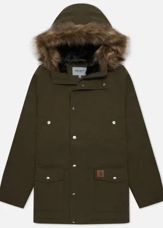 Мужская куртка парка Carhartt WIP Trapper 5.7 Oz, цвет оливковый, размер XXS