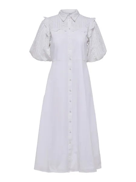 Рубашка-платье Selected VIOLETTE, белый