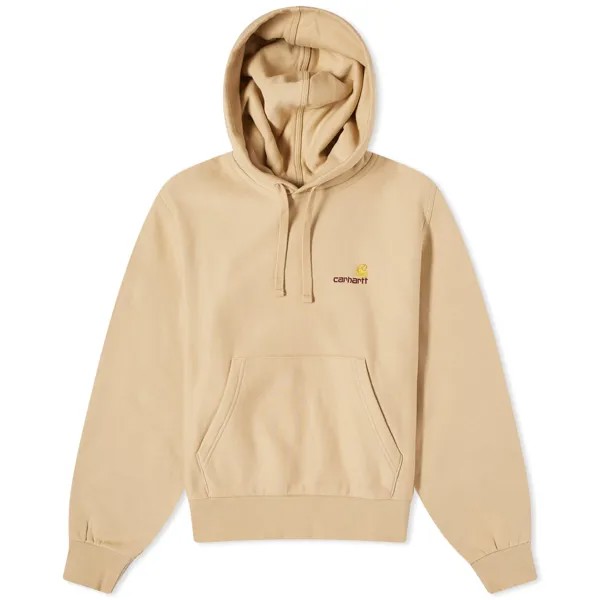 Толстовка Carhartt Wip Hd American Script, бежевый