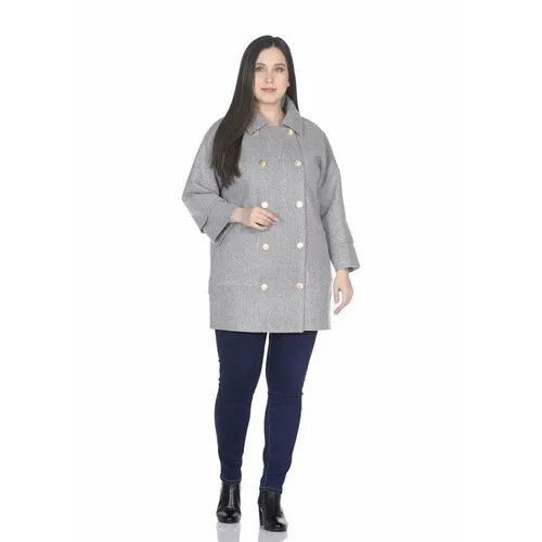 Пальто Prima Woman, размер 40, серый