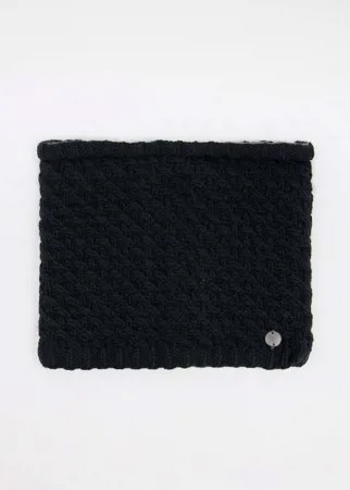 Черный шарф-снуд Roxy Blizzard-Черный цвет