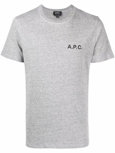 A.P.C. футболка с логотипом