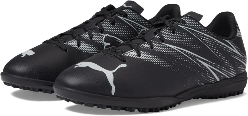 Бутсы Attacanto Turf Training PUMA, цвет PUMA Black/Silver Mist