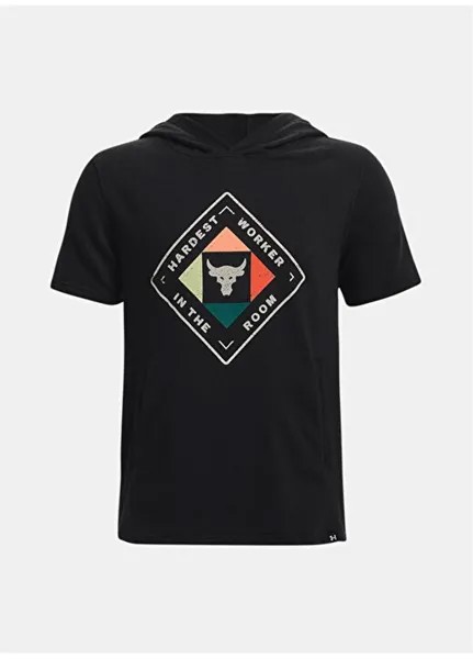 Свитшот Plain Boy Black 1377475-001 Pjt Rock SS HD Hardest Under Armour, черный
