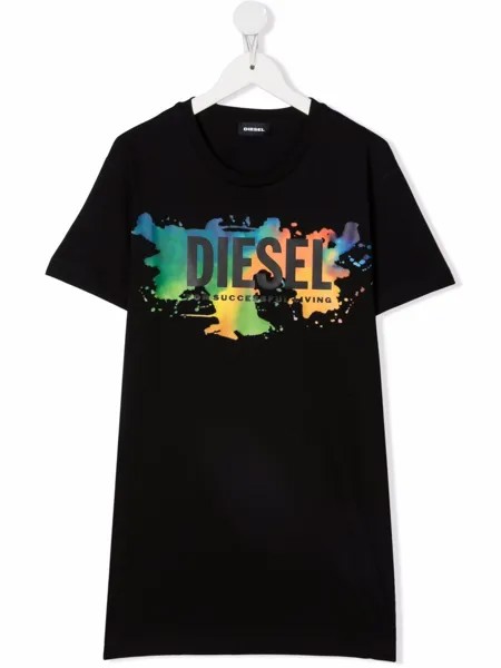 Diesel Kids TEEN logo-print T-shirt