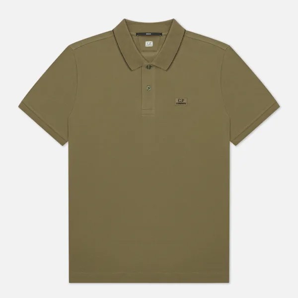 Футболка-поло мужская C.P. COMPANY 11CMPL050A005263W зеленая XXL