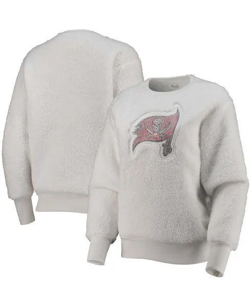 Белый женский пуловер Tampa Bay Buccaneers Milestone Tracker свитшот Touch, белый