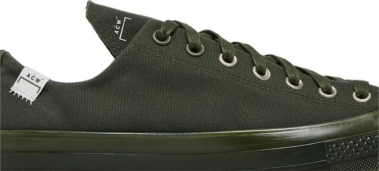 Кроссовки A-Cold-Wall* x Chuck 70 Low 'Deep Pine Green', зеленый