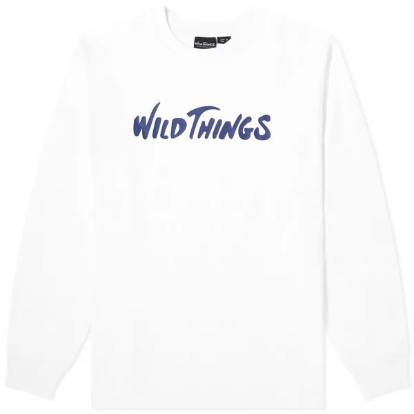 Футболка Wild Things Long Sleeve Logo Pocket, белый