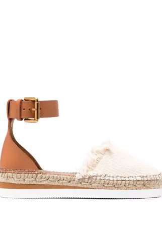 See by Chloé эспадрильи на плоской подошве