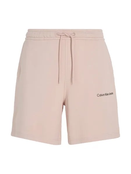 Спортивные шорты институциональные короткие Calvin Klein, розовый