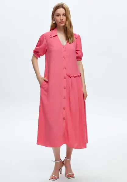 Платье-рубашка adL, розовый