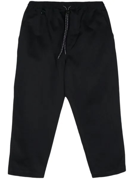 Comme des Garçons Homme укороченные брюки с кулиской, синий