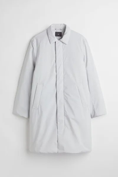 Пальто мужское H&M 1016551003 серое S (доставка из-за рубежа)