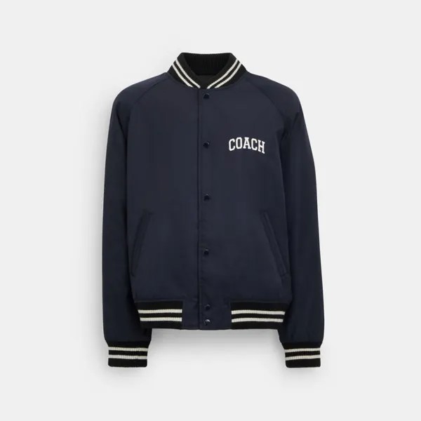 Куртка COACH Scout In Recycled Nylon, темно-синий