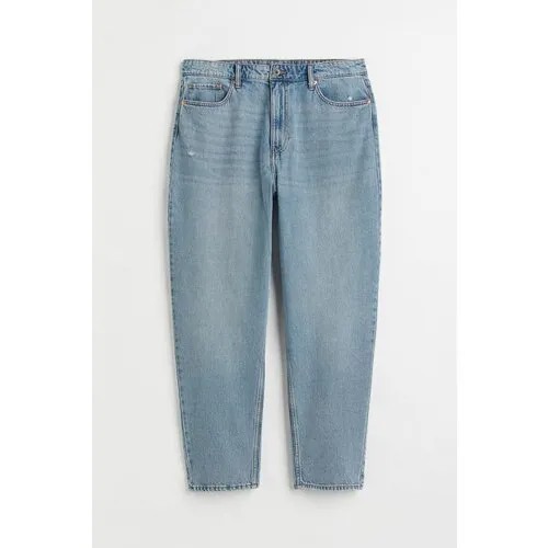 Ультравысокие джинсы свободного кроя H&M Mom - синий - 58