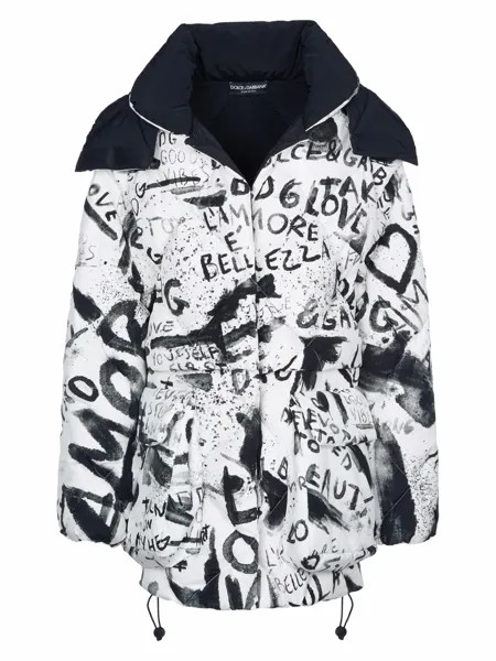 Куртка Dolce & Gabbana, белый/черный