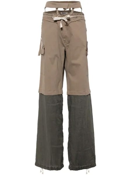 Ottolinger брюки карго Baggy, серый