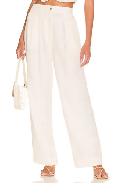 Брюки DONNI. Pleated Trouser, цвет Creme