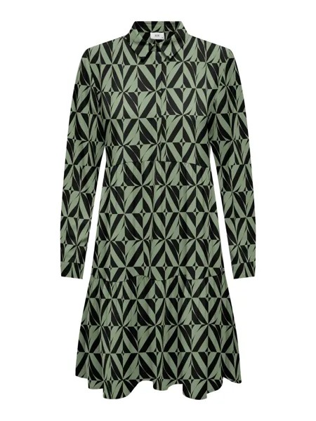Платье-рубашка Jdy PIPER, цвет Green/Black