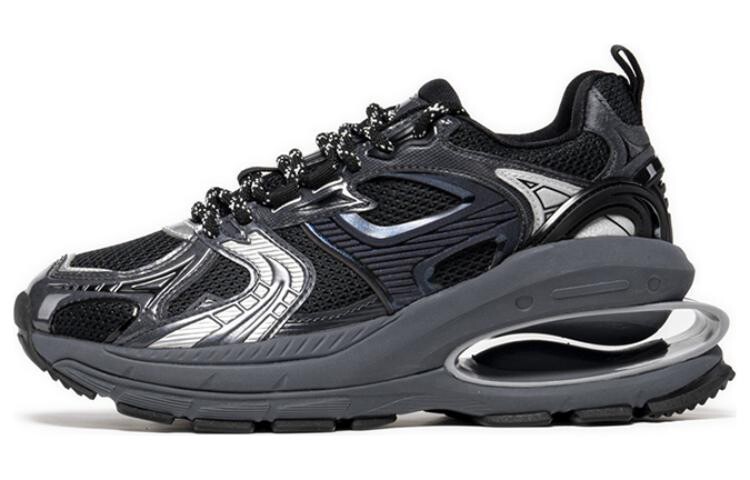 Кроссовки LINING Project* Skateboarding Shoes Women's Low-top, черный/серый