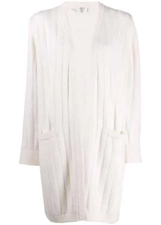 Valentino Pre-Owned кардиган 1980-х годов в рубчик
