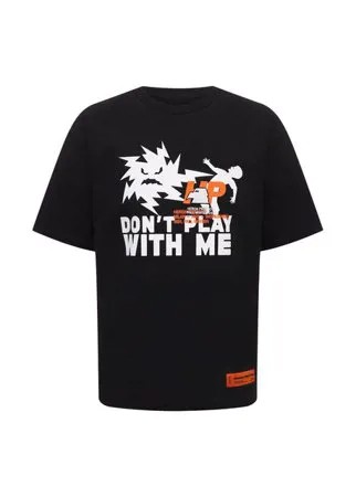 Хлопковая футболка Heron Preston