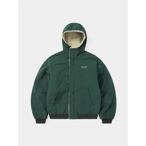 Куртка thisisneverthat Reversible Sherpa Jacket, размер XL, зеленый