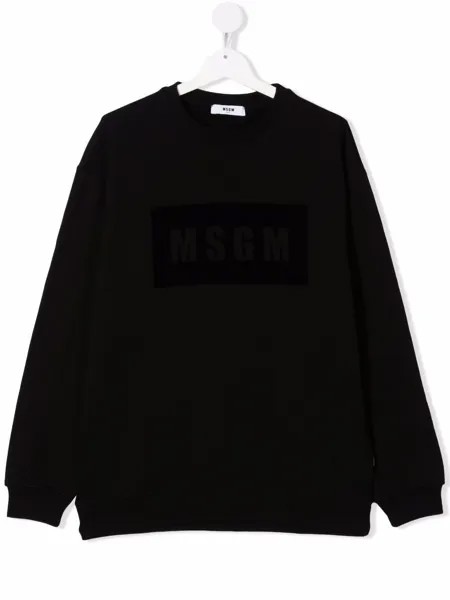 MSGM Kids толстовка с логотипом