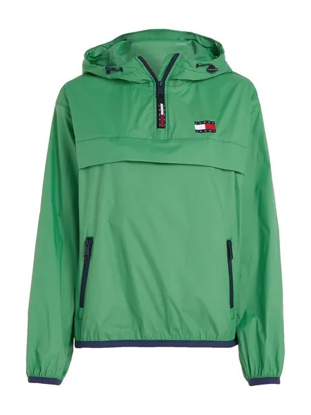 Межсезонная куртка Tommy Jeans, зеленый